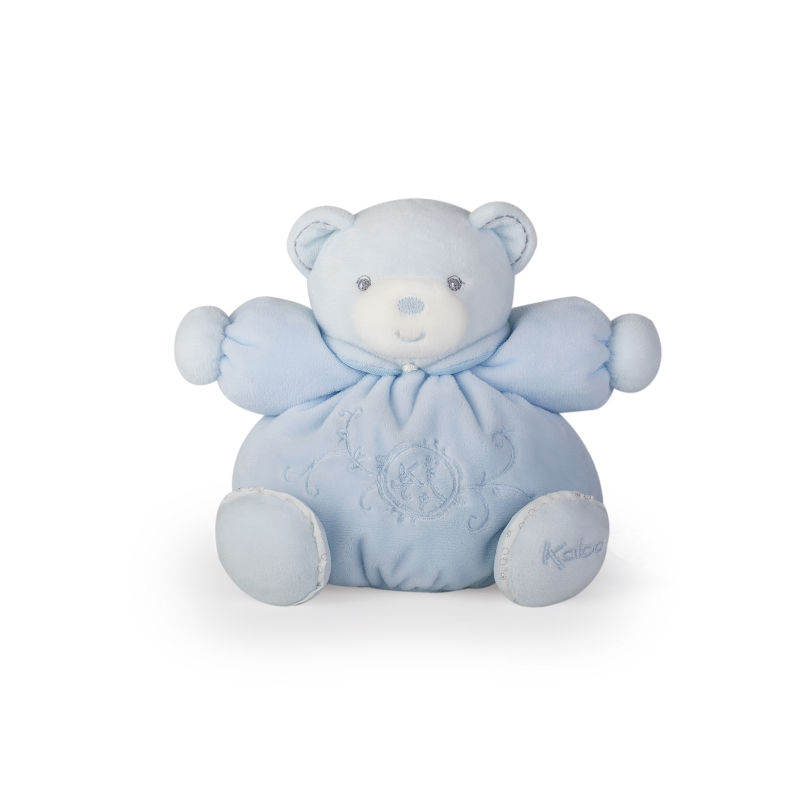  perle baby comforter bear blue white 